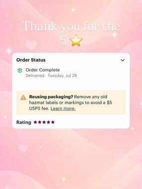 Thank you for the 5⭐️ review !